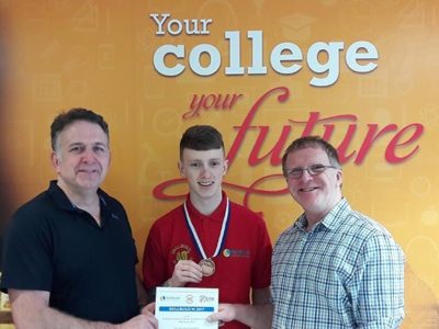 Bronze medal for Greystone student Aaron Simpson